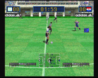 Virtua Striker 2 version 2000 sur Sega Dreamcast